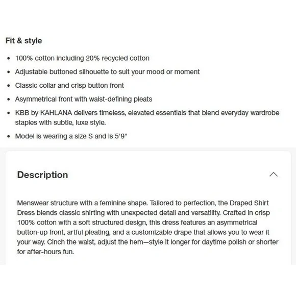 KBB KAHLANA Target‎ S Small Long Sleeve The Draped Shirtdress Blue Striped Dress - Picture 3 of 12